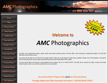 Tablet Screenshot of amc-photographics.com